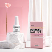 Gellen Builder Nail Gel, 9 in 1 Clear Gel Builder for Nail Thickening, LED Nail Lamp Cured Hard Gel Builder Gel Nail Polish Base Gel Extension Gel Building Gel