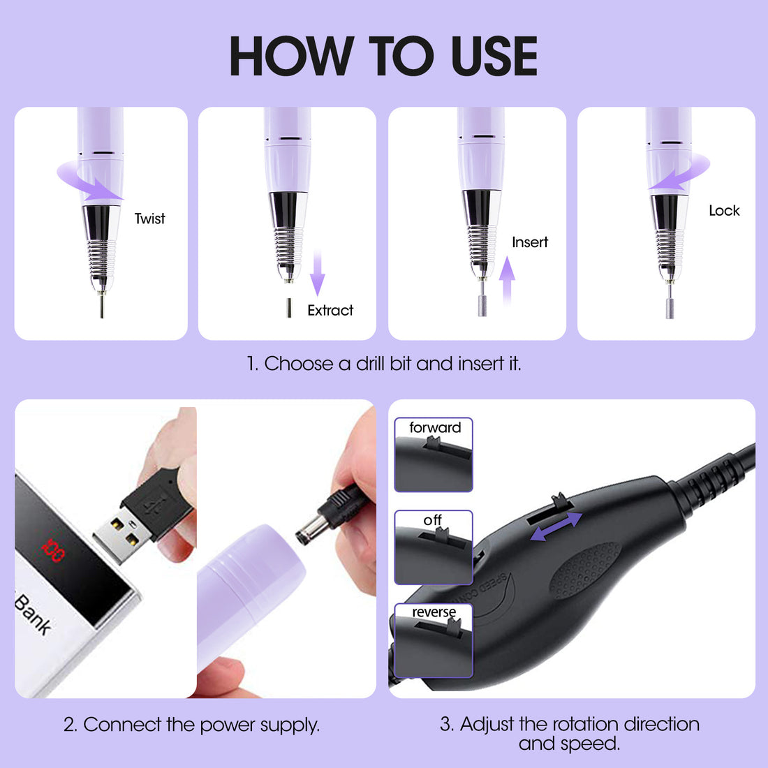Gellen UV LED Nail Lamp with Electric Nail Drill, 72W UV Light Nail Dryer for Nails, 20000 RPM Nail Files for Acrylic Nails Professional Gel Nail Polish Curing Lamp with Sensor 3 Timers Manicure Tool