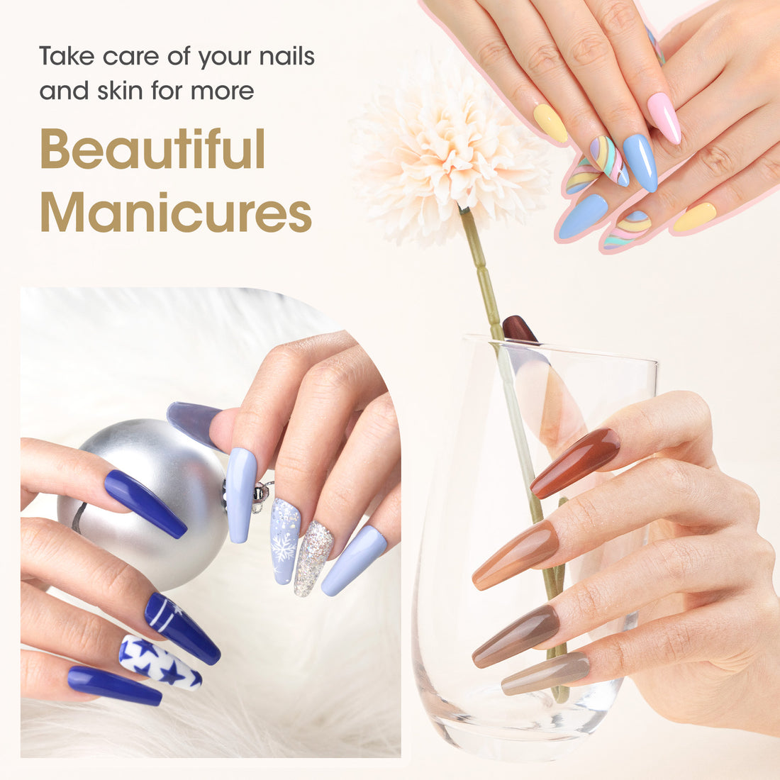 Gellen Nail Cuticle Oil for Growth and Strength, 15ml Vitamin E Nail Nourishing Oil for Hydrating, Moisturizing, Strengthening, Cuticle and Skin Nail Care for Women, Jasmine Scent, Gold Shimmer
