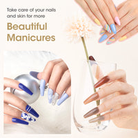 Gellen Nail Cuticle Oil for Growth and Strength, 15ml Vitamin E Nail Nourishing Oil for Hydrating, Moisturizing, Strengthening, Cuticle and Skin Nail Care for Women, Jasmine Scent, Gold Shimmer