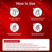 Gellen Quick Dry Nail Polish, 6Colors Christmas Red Gold Glitter Collection Regular Nail Polish Set No UV Light Needed for Finger Toe & Fake Nails Home Salon DIY Nail Art