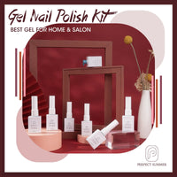 Perfect Summer Gel Nail Polish, 12 Colors Gel Polish Classic Full Color Soak Off UV Nail Polish Gel, Manicure DIY Salon Nail Art Gift for Women Girls