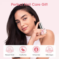 Gellen 15ml Nail Strengthener, Air Dry Clear Finish Nail Growth Strengthener for Thin Weak and Damaged Nails Repair Solution with Protein Keratin Calcium Nourish Nail Care Treatment, Sakura Scented
