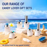 Candy Lover Nail Gel Polish, 6 Colors Ocean Blue Starry Sky Blue Gel Polish Set, Soak Off UV LED Needed Nail Gel Set, Nail Art Gift for Women DIY Manicure