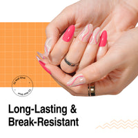 Candy Lover 15ML Nail Glue Gel for Nail Tips, UV Lamp Needed Clear Nail Gel As Base Gel, As Rhinestone Glue, As Nail Tips Glue for Press on Acrylic and False Nails