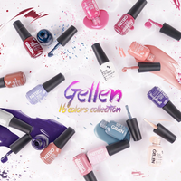 Gellen Gel Nail Polish Kit, 16 Colors Classic and Pink Nudes Gel Polish Kit, Soak Off UV LED Nail Gel Polish Nail Art Manicure DIY Home for Women Gril Gifts