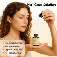 Gellen 30ml Ginger Nail Growth Serum for Nail Strengthener and Growth, Nail Repair Treatment for Weak Brittle Splitting Damaged Nails, Hydrated & Nourished Nail Care Solution