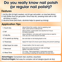 Gellen Quick Dry Nail Polish, 6Colors Red Wine Gradient Warm Collection Regular Nail Polish Set No UV Light Needed for Finger Toe & Fake Nails Home Salon DIY Nail Art