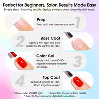 Gellen 24Pcs Gel Nail Polish Set, 20Colors Classic Vibrant Gel Polish with Base Coat & Glossy Matte Cateye Top Coat, HEMA TMPTA TPO 3-Free Red Pink Green White UV Cured Soak off Nail Kit for Women