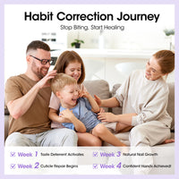 Gellen Nail Biting Treatment for Kids & Adults, Roll-On Stop Thumb Sucking Deterrent, Nail Biting Prevention, Quick Dry & Water-Resistant Anti Nail Biting Polish, Stop Nail Biting 10ml