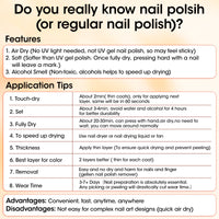 Gellen Quick Dry Nail Polish, 6Colors Neutral Coffee Brown Gradient Collection Regular Nail Polish Set No UV Light Needed for Finger Toe & Fake Nails Home Salon DIY Nail Art