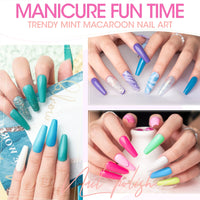 Perfect Summer Gel Nail Polish, 12 Colors Gel Polish Neon Rainbow Soak Off UV Nail Polish Gel, Manicure DIY Salon Nail Art Gift for Women Girls